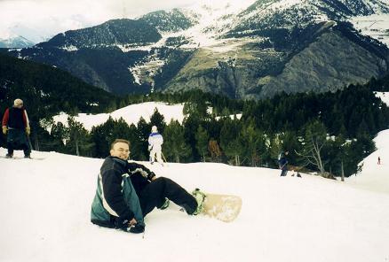 Myself snowboarding at Soldeu el Tarter in Andorra